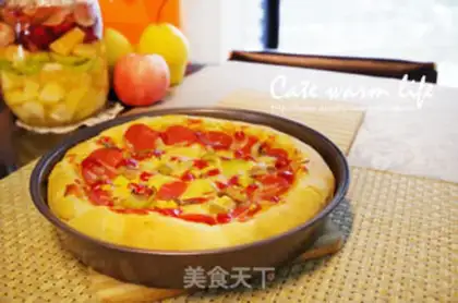 Make Fresh ham pizza step 12