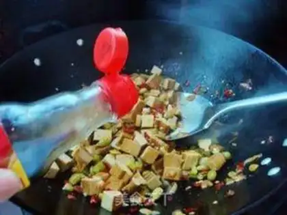 Make Soybeans fried tofu step 7