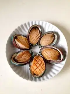 Make Ginger onion fresh abalone step 1