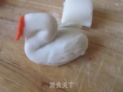 Make Swan snacks step 13