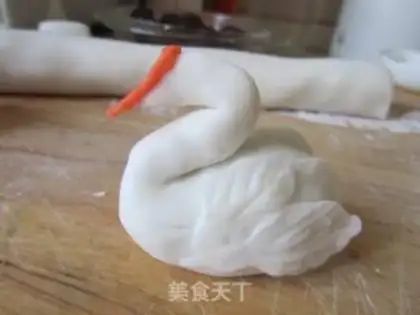 Make Swan snacks step 15