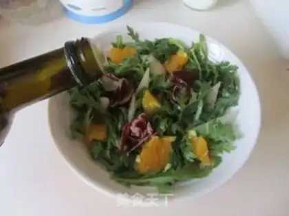 Make Ham and artemisinin fruit salad step 5