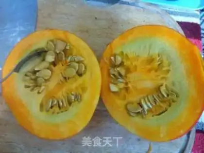 Make Pumpkin for cucumber step 1