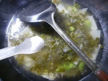 Make Snow pickles, beans and soup step 7