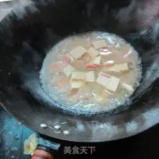 Make Ham tofu soup step 4