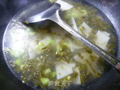 Make Snow pickles, beans and soup step 9