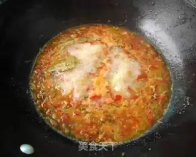 Make Shrimp pretzels with red rice step 4