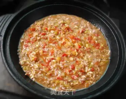 Make Shrimp pretzels with red rice step 7