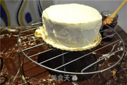 Make Gold and cheese cake step 16