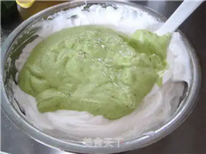Make Eight inches of spinach cake step 8
