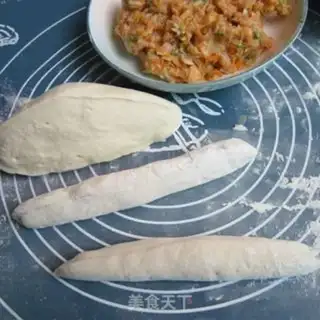 Make Three fresh dumplings step 2