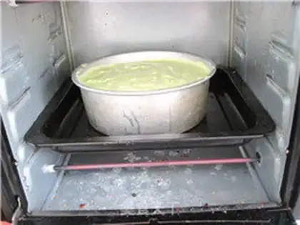 Make Eight inches of spinach cake step 11