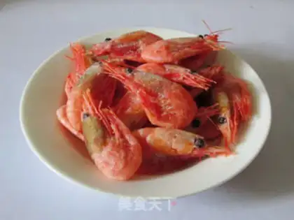 Make Dry mushrooms, Arctic shrimp step 1
