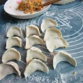 Make Three fresh dumplings step 6