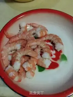 Make Pineapple cheese and shrimp step 2