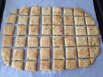Make Onion soda cookies step 7