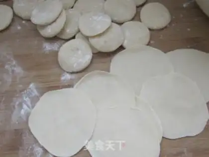 Make Goose omelet dumplings step 7