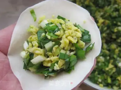 Make Goose omelet dumplings step 8