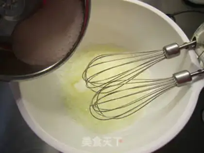 Make Little roll cake step 2