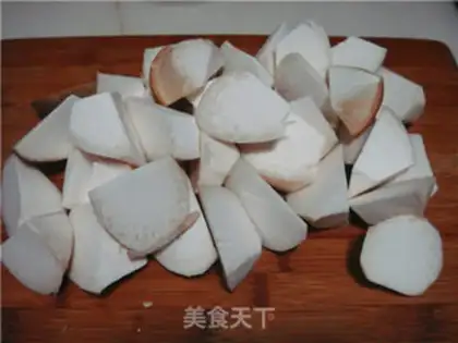 Make Red apricot mushroom step 2