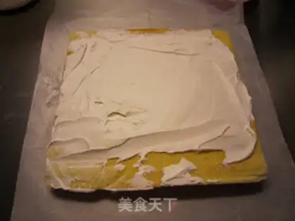 Make Little roll cake step 15