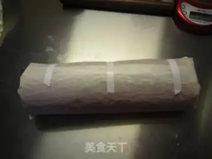 Make Little roll cake step 16