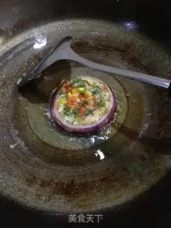 Make Onion ring field eggcake step 7