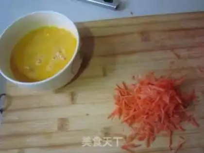 Make Five-colour celery leaves step 3