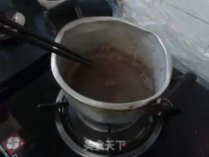 Make Chocolate pudding step 1