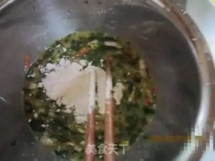 Make Five-colour celery leaves step 10