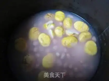Make Chestnut fried rice step 4