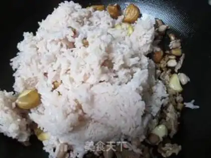 Make Chestnut fried rice step 10