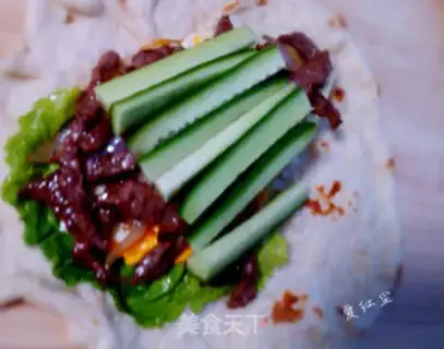 Make Hot beef rolls step 12