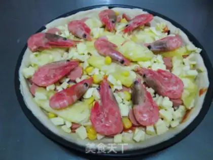 Make Arctic shrimp pizza step 11