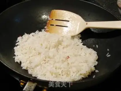 Make Pineapple ham and rice step 5