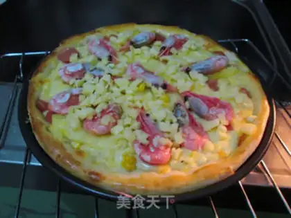 Make Arctic shrimp pizza step 13
