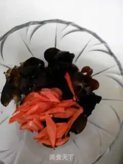Make Gold needles and vegetables step 2