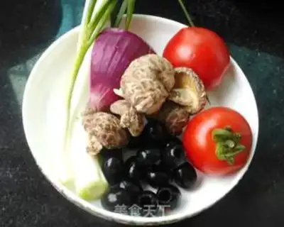 Make Mushroom olive rice step 0