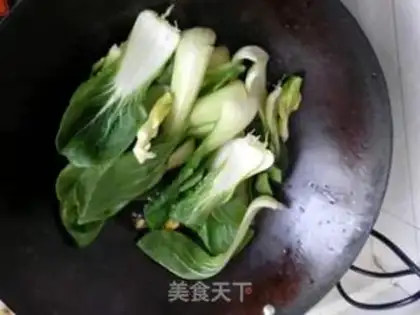 Make Gold needles and vegetables step 4