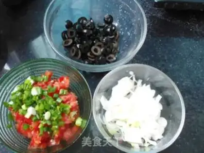 Make Mushroom olive rice step 2