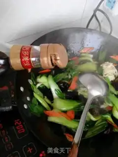Make Gold needles and vegetables step 8