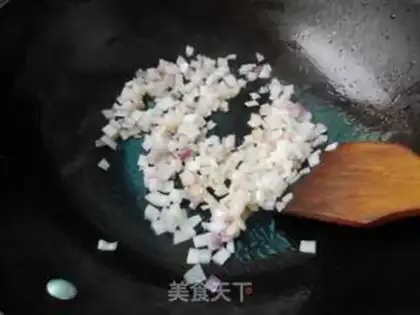 Make Mushroom olive rice step 5