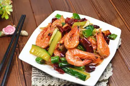 Make Spicy shrimp step 7
