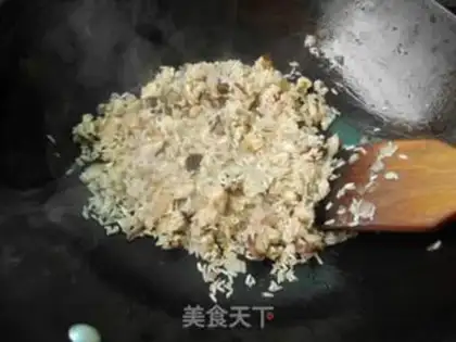 Make Mushroom olive rice step 7