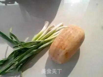 Make Garlic fried silk step 0