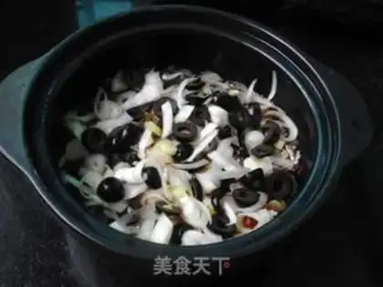 Make Mushroom olive rice step 10