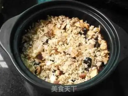 Make Mushroom olive rice step 11