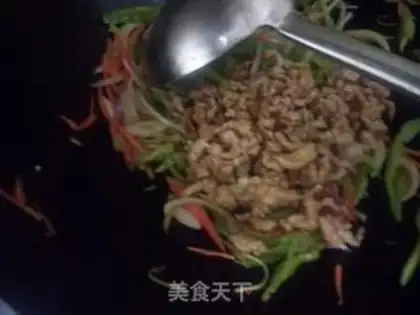 Make Five-coloured fried meat step 8