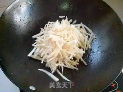 Make Garlic fried silk step 4