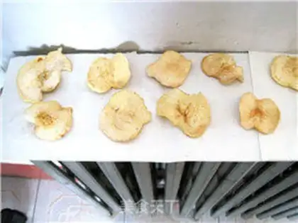 Make Heating tablet apple dry step 5